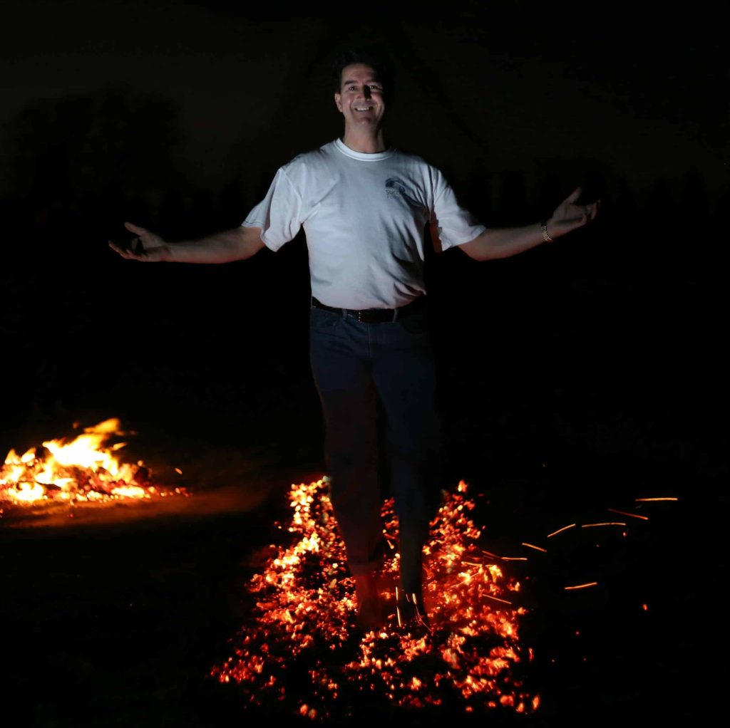 Fire walking