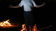 Fire walking