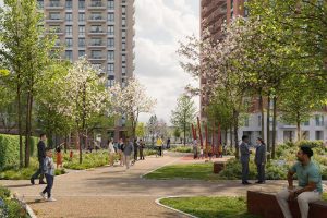 Early plans for Southbury Leisure Park by Royal London Mutual Insurance and NEAT Developments