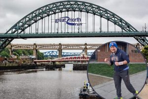 Tyne Bridge (credit Peter Moore via Wikimedia Commons) and (inset) Dispatch editor James Cracknell