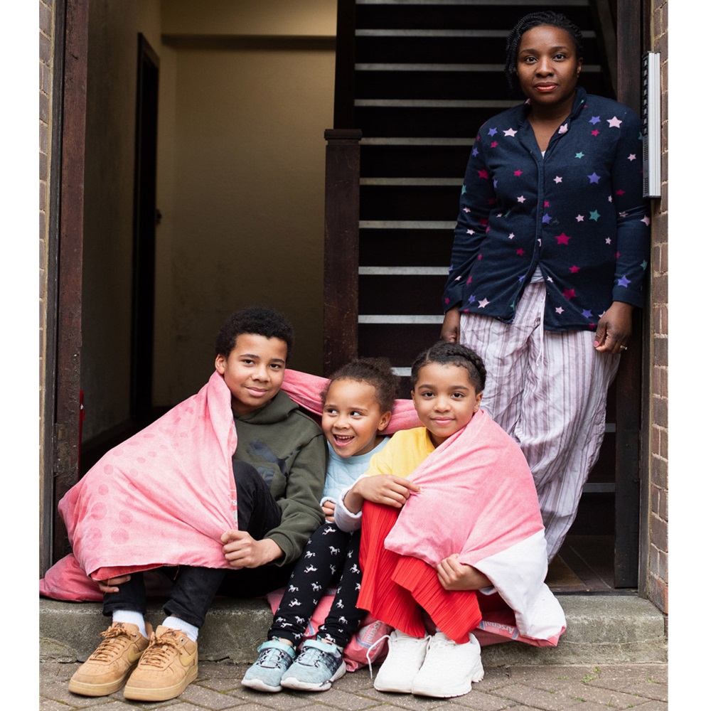 Southgate residents Eme, Isaac, Isla and Ava photographed by Katrina Campbell in April 2020 for her project When We All Stayed At Home