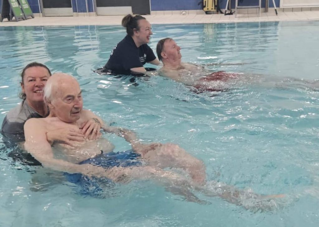 A dementia-friendly swimming class (credit Age UK Enfield)