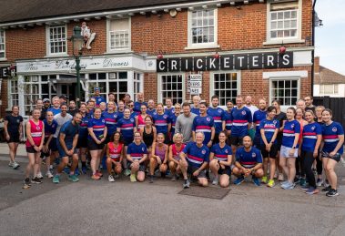 Enfield Chasers meet every week for a social run at The Cricketers pub in Enfield Town