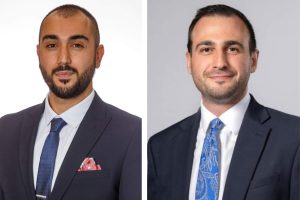 Enfield Labour leader Ergin Erbil (left) clashed with Enfield Conservatives leader Alessandro Georgiou (right)