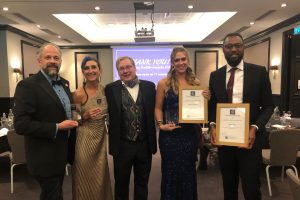 Face Front Inclusive Theatre pick up their award