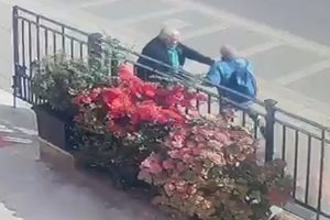 CCTV footage of the attack