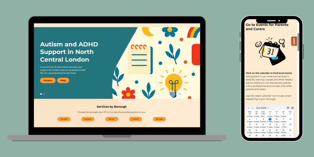 The new North Central London NHS website