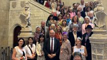 North London Hospice bereavement volunteers visiting Southgate and Wood Green MP Bambos Charalambous in Westminster