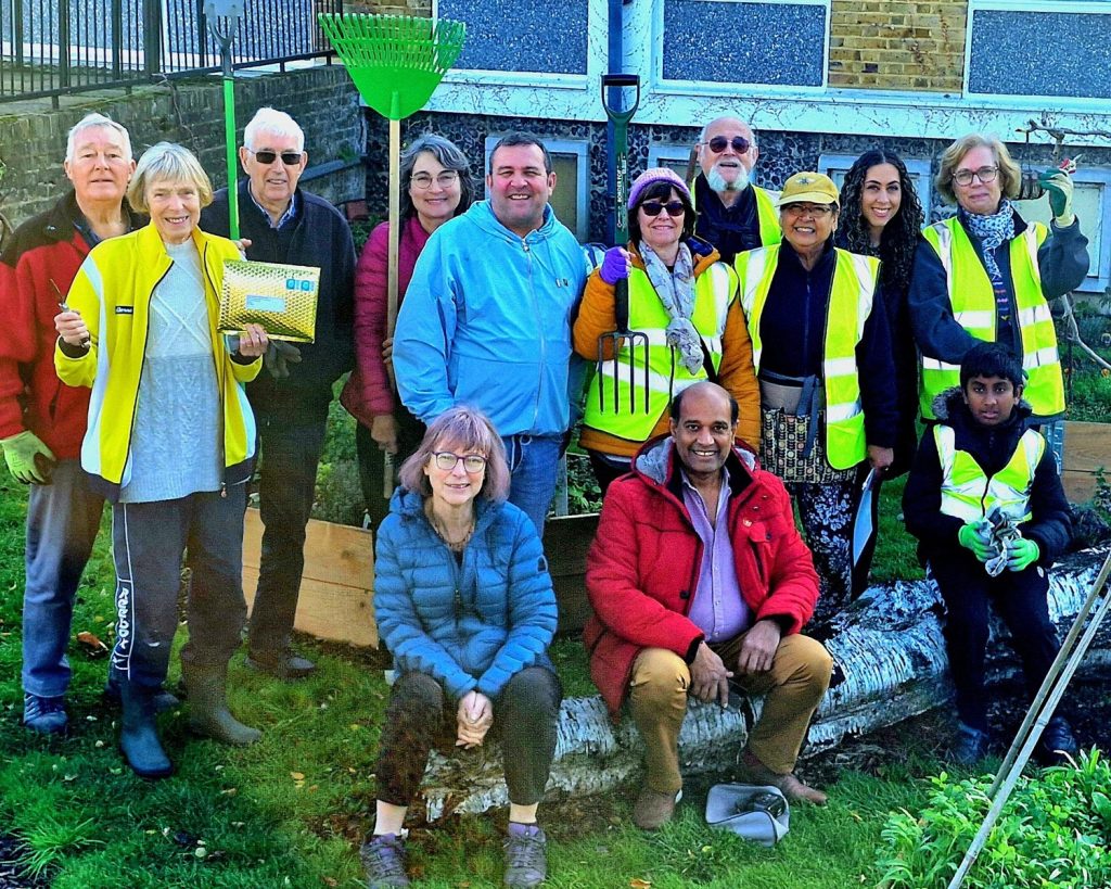 Volunteers at The Hive and members of NLOG at the event