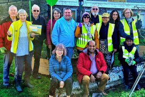 Volunteers at The Hive and members of NLOG at the event