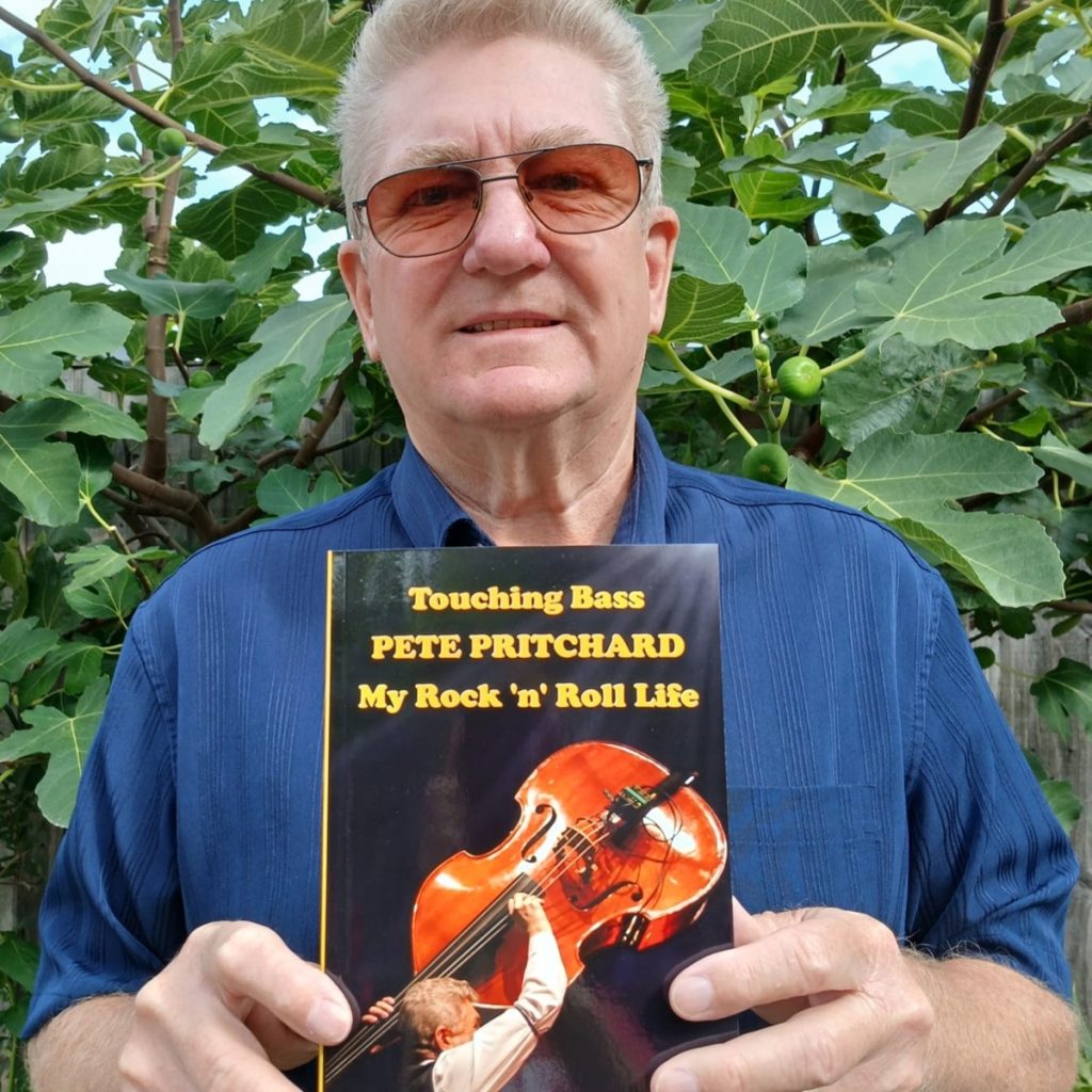 Pete Pritchard with his autobiography