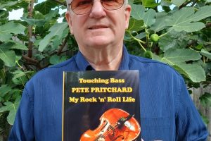 Pete Pritchard with his autobiography