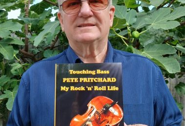 Pete Pritchard with his autobiography