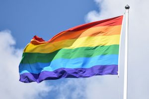 Pride flag (credit Rob Maxwell via Unsplash)
