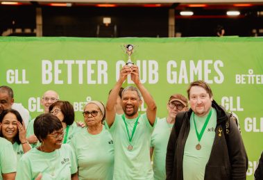 The victorious Enfield badminton team