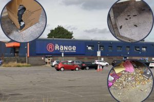 The Range in Mollison Avenue and (insets) evidence of pest infestations gathered by Enfield Council