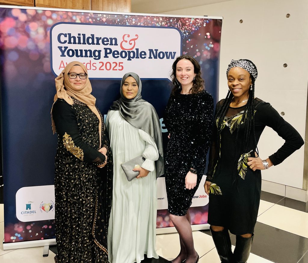 ECYPS team members at the Children and Young People Now Awards 2025
