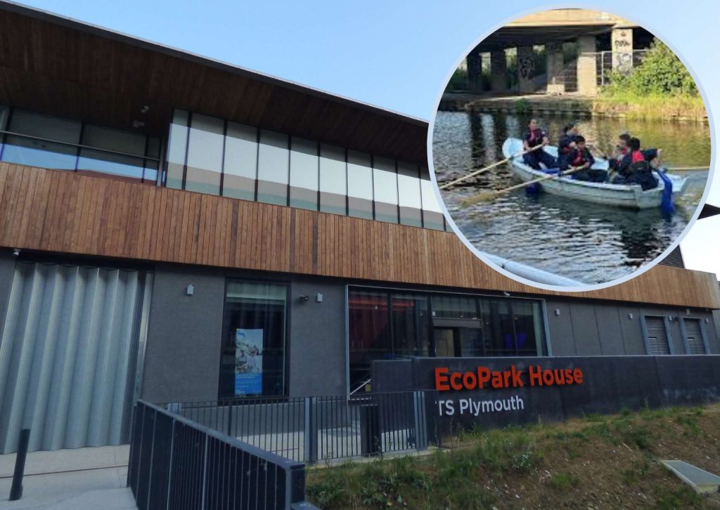 Eco Park House and (inset) Edmonton Sea Cadets