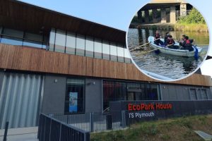 Eco Park House and (inset) Edmonton Sea Cadets