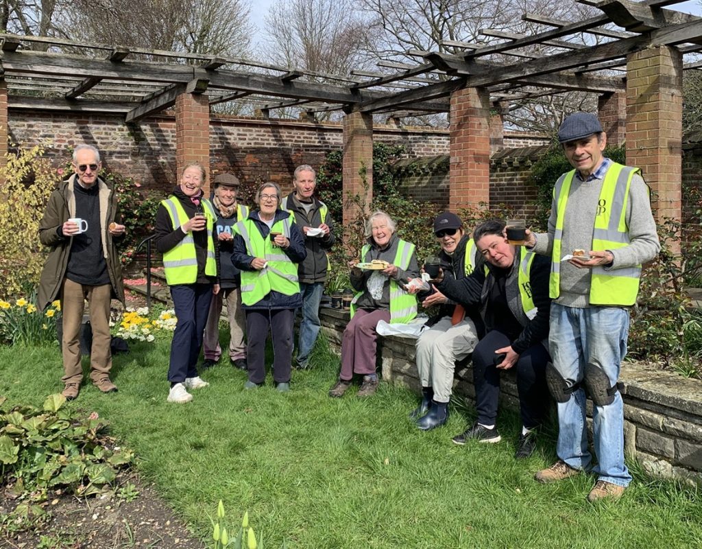 Friends of Broomfield Park's horticultural volunteers