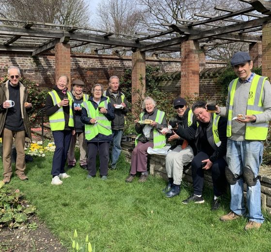 Friends of Broomfield Park's horticultural volunteers