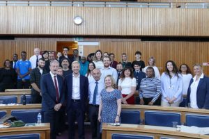 Meridian Water Community Chest winners at Enfield Civic Centre (credit Enfield Council)
