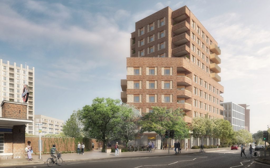 Revised plans submitted by Places for London and Barratt London for the car parks at Cockfosters Station