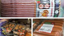 Food found past its use by date by Enfield Council’s food safety team, clockwise from top; Turkey rashers at Cockfosters Food and Wine, sausages at Costcutter, and meatballs at Forty Hill Food and Wine