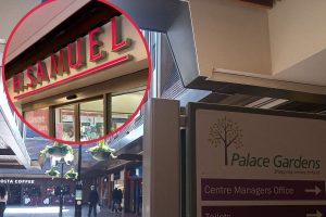 Palace Gardens Shopping Centre and (inset) H Samuel