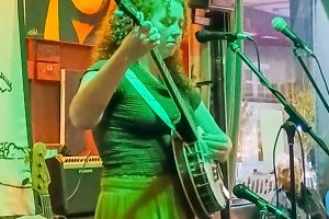 Young performer Rowan Gibbons at Bowes Park Folk Club