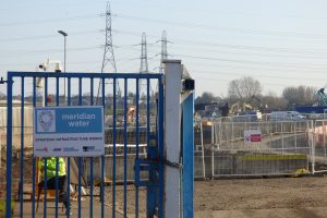 Strategic infrastructure works are currently taking place at Meridian Water