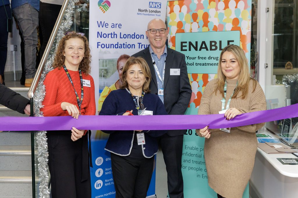 Dudu Sher-Arami, Director of Public Health at Enfield Council, Cllr Alev Cazimoglu, Cabinet Member for Health and Social Care at Enfield Council, Andrew Wright, Chief of Staff at North London NHS Foundation Trust and Lyndsey Morris, Director of Services for London at Waythrough.