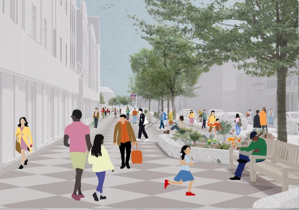 The Southgate Masterplan Vision design for Chase Side