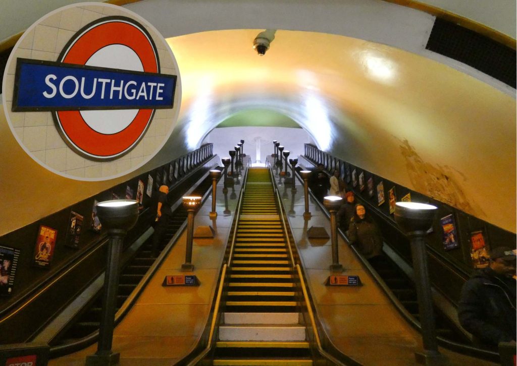One of Southgate Station's two escalators requires urgent work