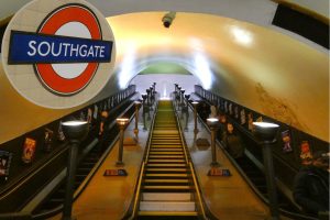 One of Southgate Station's two escalators requires urgent work