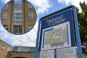 The RSA Island Centre with (inset) Benedict House