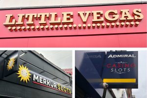 Adult gaming centres in Angel Edmonton include Little Vegas, Merkur Slots and two branches of Admiral, all along the same short stretch of Fore Street
