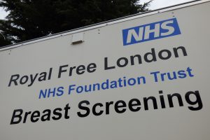 Breast screening service offered by Royal Free London NHS Foundation Trust