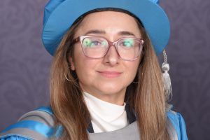 Enfield North MP Feryal Clark in her gown (credit Kingston University)