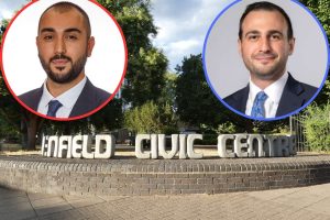Labour council leader Ergin Erbil (left) and Tory opposition leader Alessandro Georgiou (right)