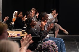 Attendees at LocalMotion Enfield’s recent annual general meeting (credit Kai Images)