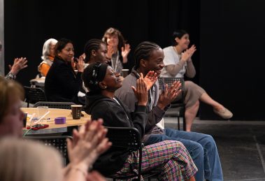 Attendees at LocalMotion Enfield’s recent annual general meeting (credit Kai Images)