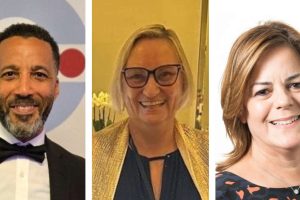 From left; Mervin Cato, Anne Stoker and Judy Dewinter