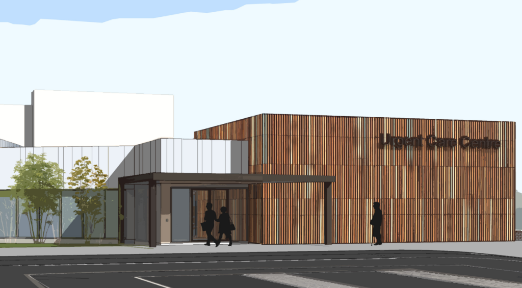 The design for the new North Mid Urgent Care Centre