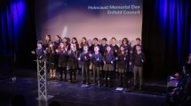 Pupils from Wolfson Hillel School mark Holocaust Memorial Day