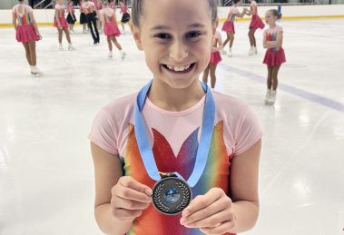 Enfield ice skater Talia Tasou is a previous GLL Sports Foundation Award winner