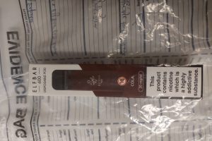 One of the vapes seized from the premises (credit Enfield Council)