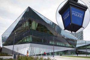 City Hall and (inset) the Met Police