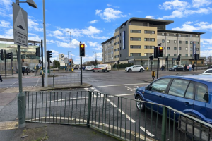 The Lincoln Road and A10 junction as it looks at present (credit TfL)