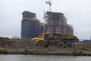 Work is progressing on the first homes to be built at the second phase of Meridian Water